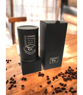 Kawa w puszcze , kartonik, logo, etykieta