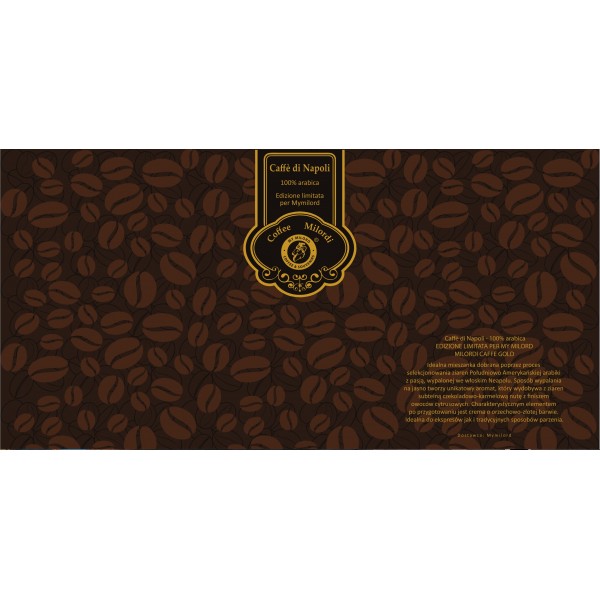 Kawa w puszcze z owijką i etykietą