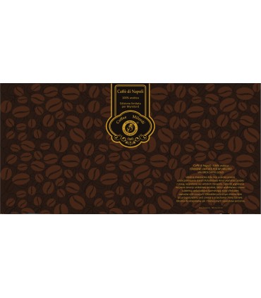 Kawa w puszcze z owijką i etykietą