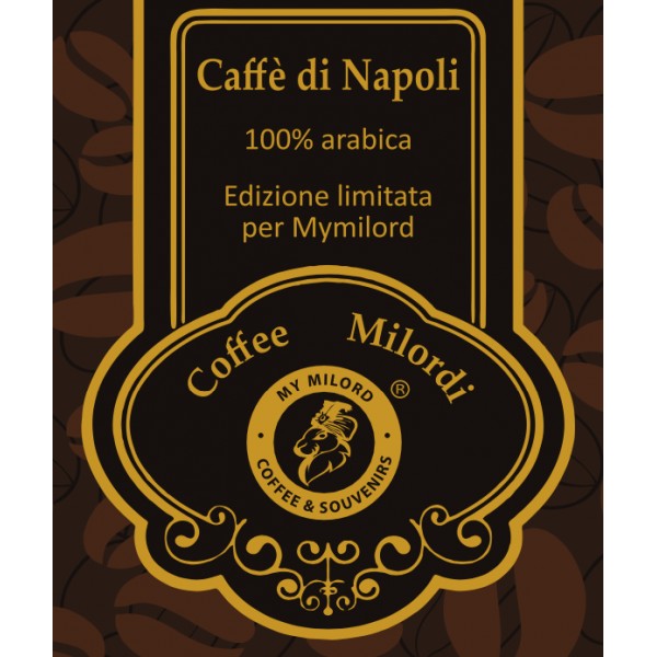 Kawa w puszcze z owijką i etykietą