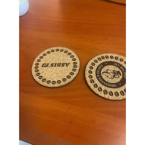 Podstawki do kawy z logo