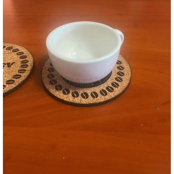 Podstawki do kawy z logo