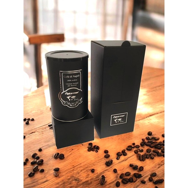 Kawa w puszcze , logo, etykieta